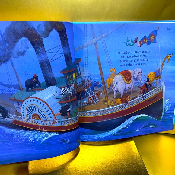 THE CIRCUS SHIP HARDCOVER BOOK w/DUST JACKET NEW CHRIS VAN DUSEN BEAUTIFUL COLOR - Picture 5 of 16